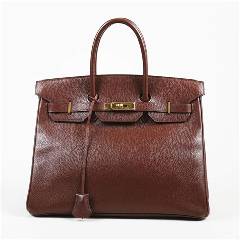 hermes style leather bag